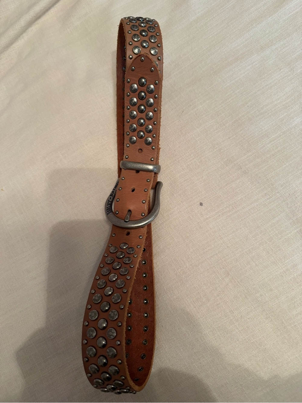 Harley-Davidson Women’s Tan Belt with Studs